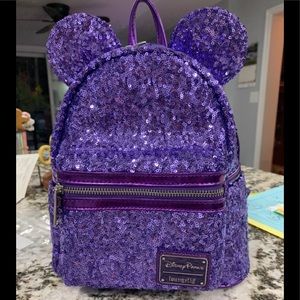 Loungefly purple potion mini backpack